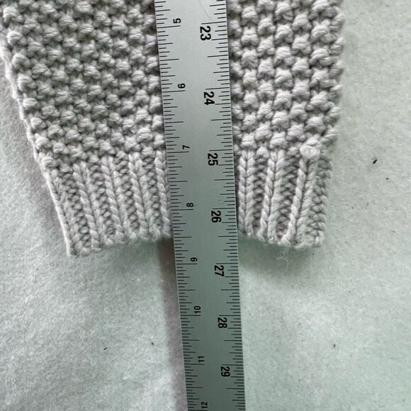 Roolee Sweater Womens Sz 3XL Cream Teal Green Colorblock Crew Neck Knit Pullover - Picture 5 of 12